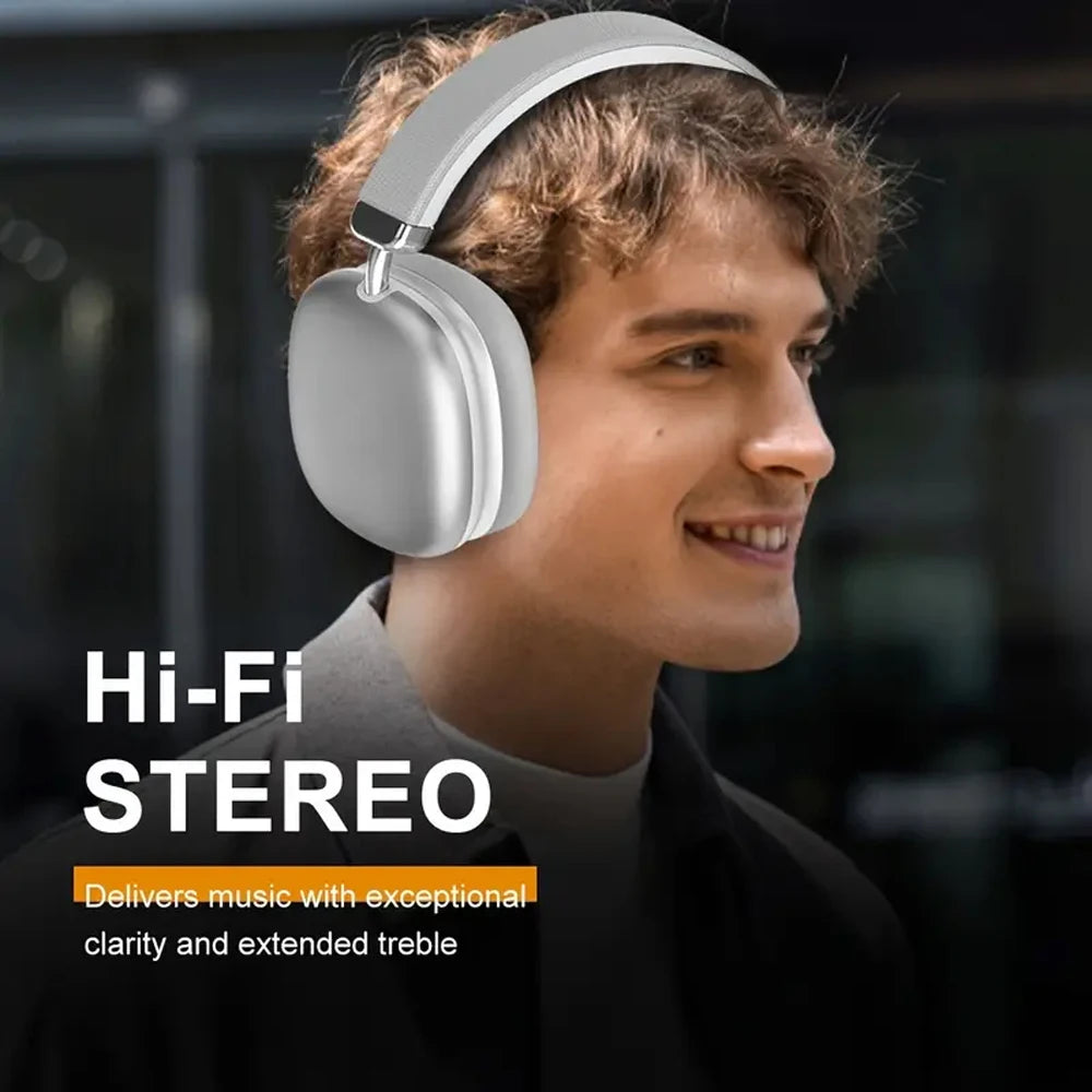 Casque Bluetooth Sans Fil Pliable – Son Stéréo et Basse