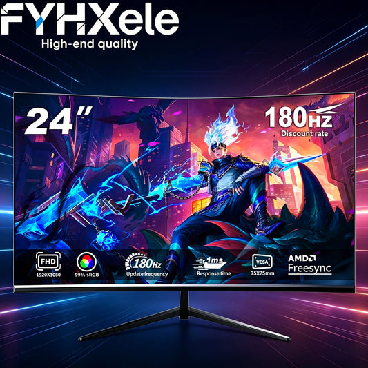 Écran PC Gaming Courbé 23,8" Full HD 180 Hz HDR