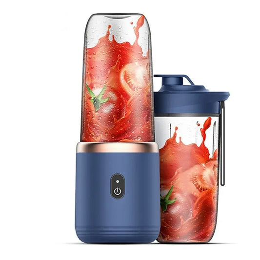 Mini Blender Portable USB à 6 Lames pour Smoothies