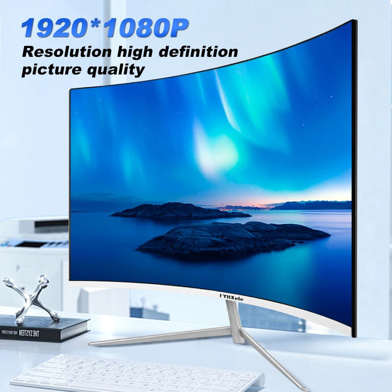 Écran PC Courbe 24" Full HD 75 Hz Sans Bordure