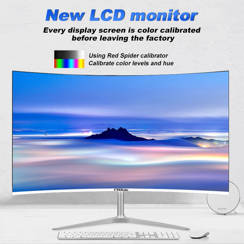 Écran PC Courbe 24" Full HD 75 Hz Sans Bordure
