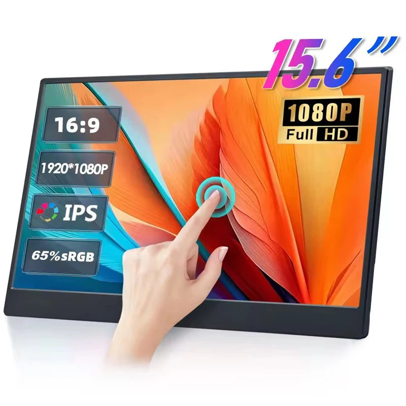 Moniteur Portable 15,6" Full HD IPS – Écran Secondaire